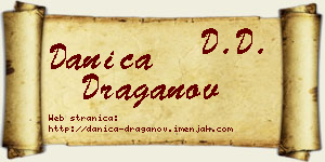 Danica Draganov vizit kartica